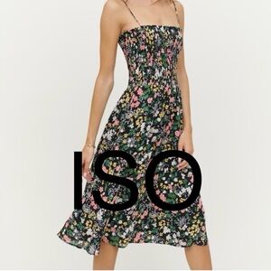 ISO Reformation Sable dress in Flowery